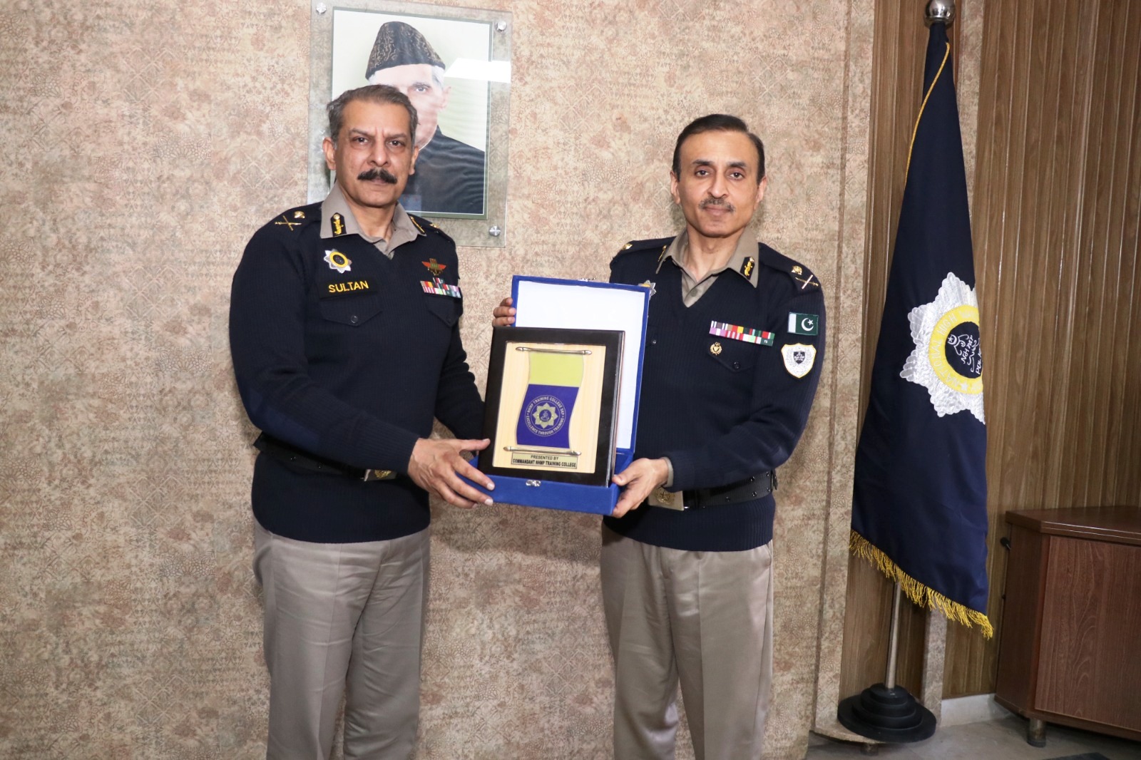 IG NHMP, SULTAN AHMED CHAUDHARY VISITS CENTRAL REGION AND TRAINING COLLEGE.